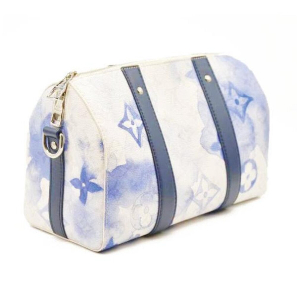 LOUIS VUITTON Monogram Watercolor City Keepall Blue  DR0281 - Picture 3 of 16